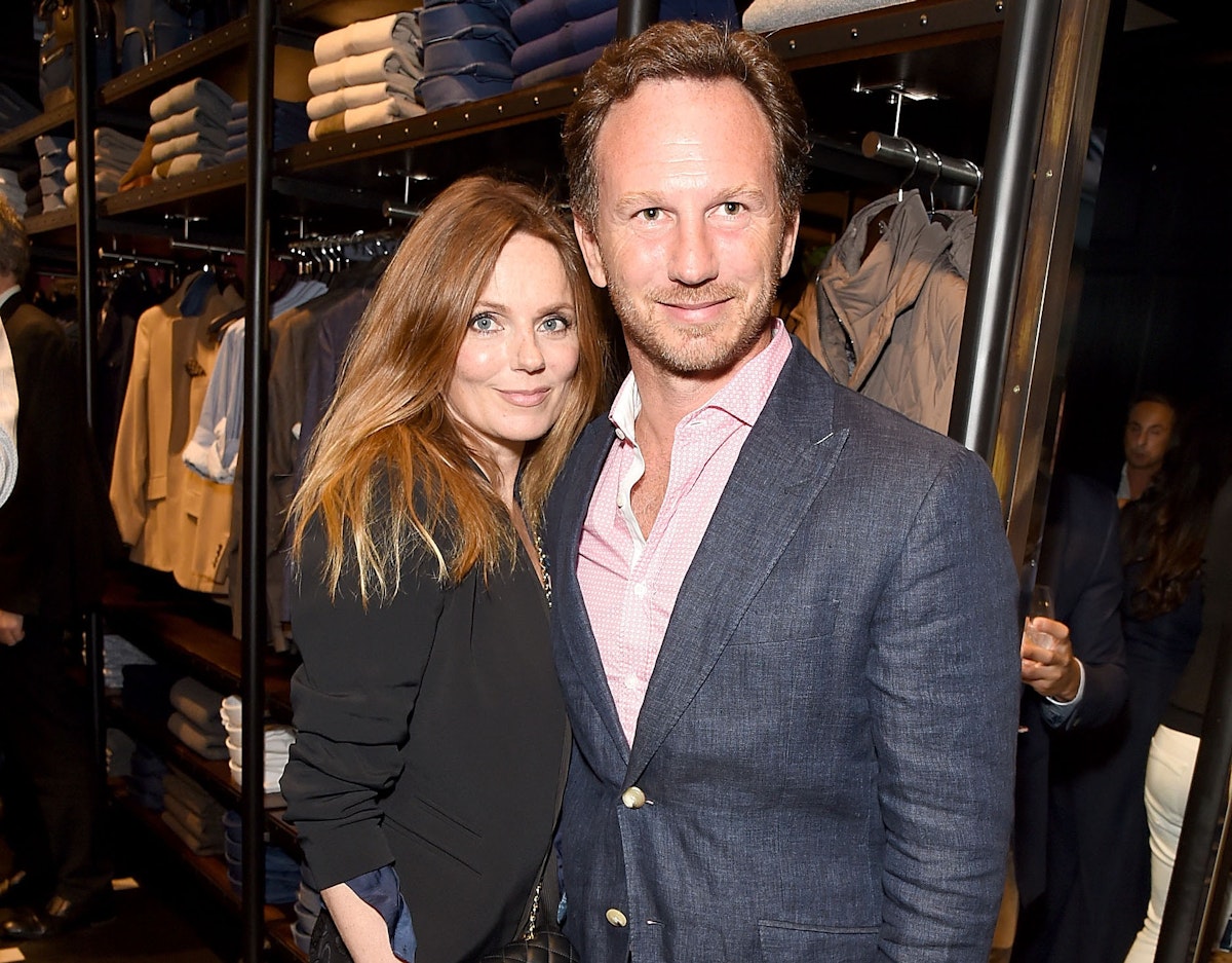 Geri Horner shows off her adorable growing baby bump Closer(02)